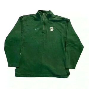 Y2K Nike Michigan State quarter zip